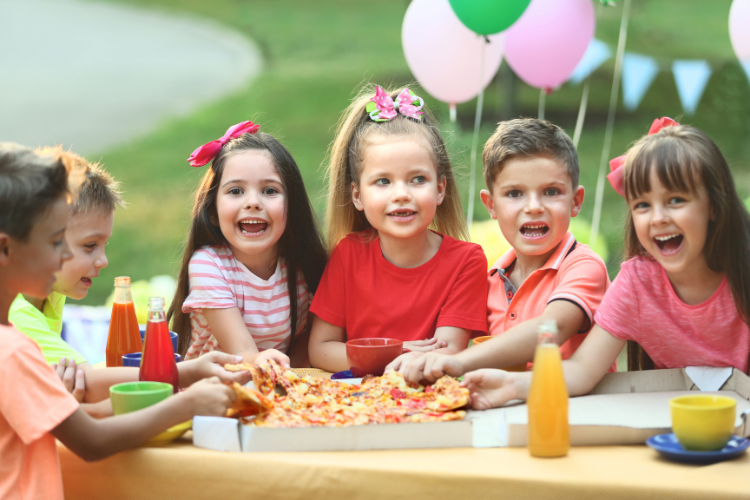 Sacramento birthday party for kids - Pizza Parties