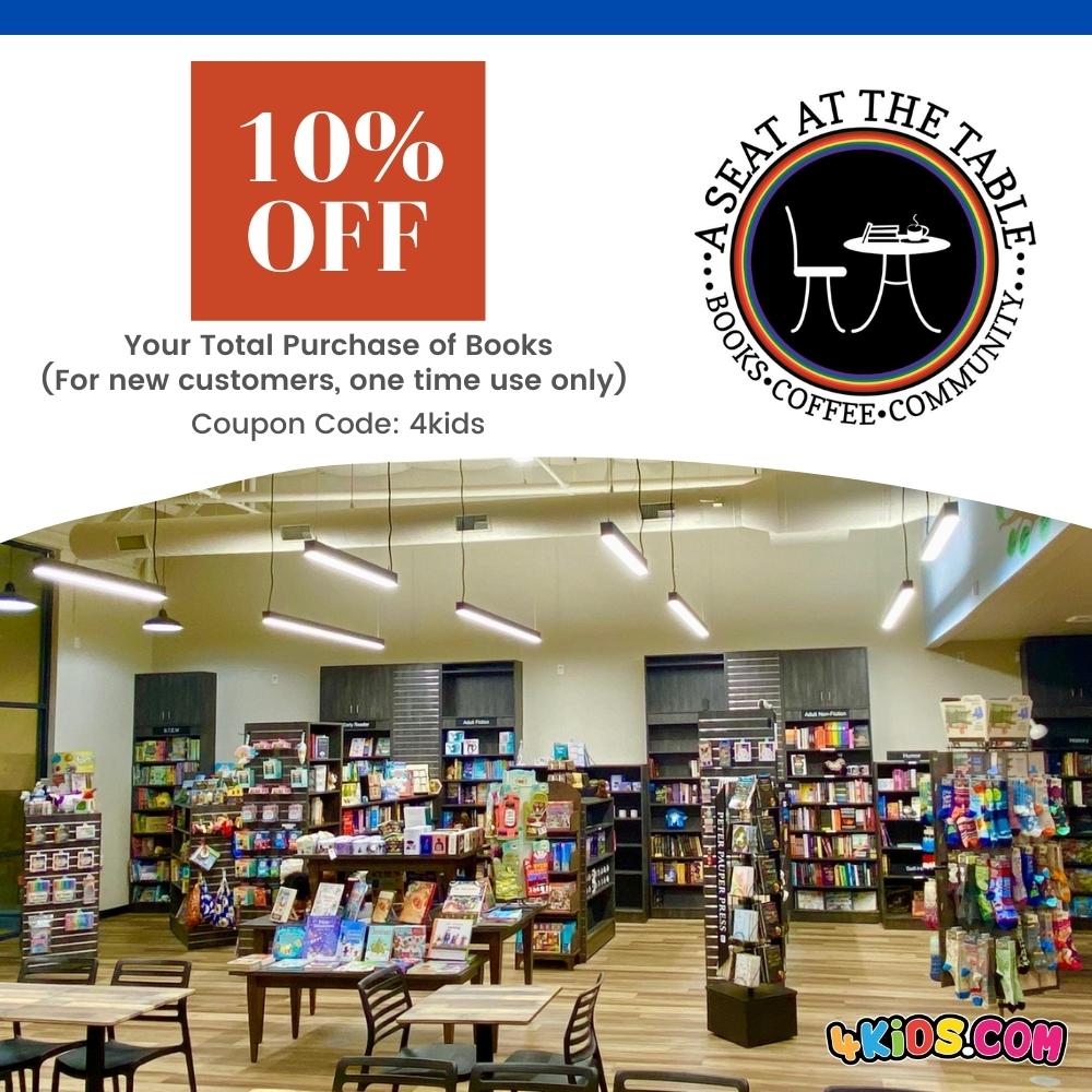 A seat at the table bookstore coupon