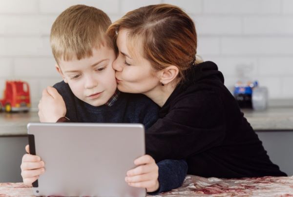 Distance education and remote learning for kids while at home.