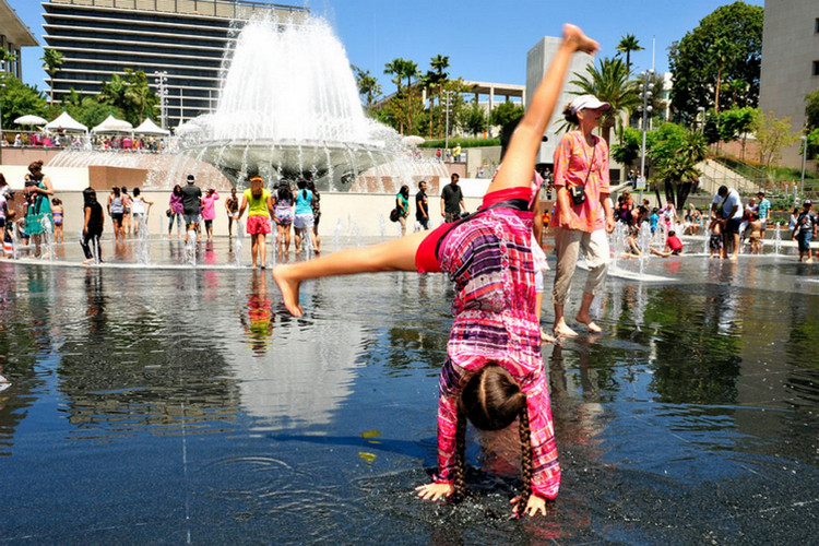 Best kid-friendly recreational parks in Los Angeles - Grand Park