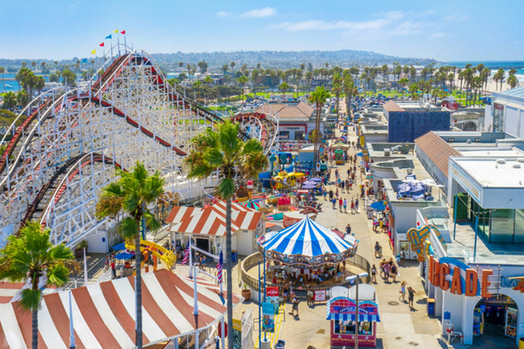 Attractions and activities for kids in San Diego - Belmont Park