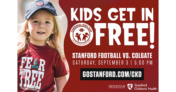 Stanford football kids free