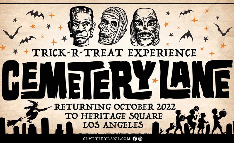 Halloween events in Los Angeles - Cemetery Lane