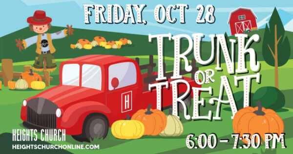 Heights Kids Trunk or Treat