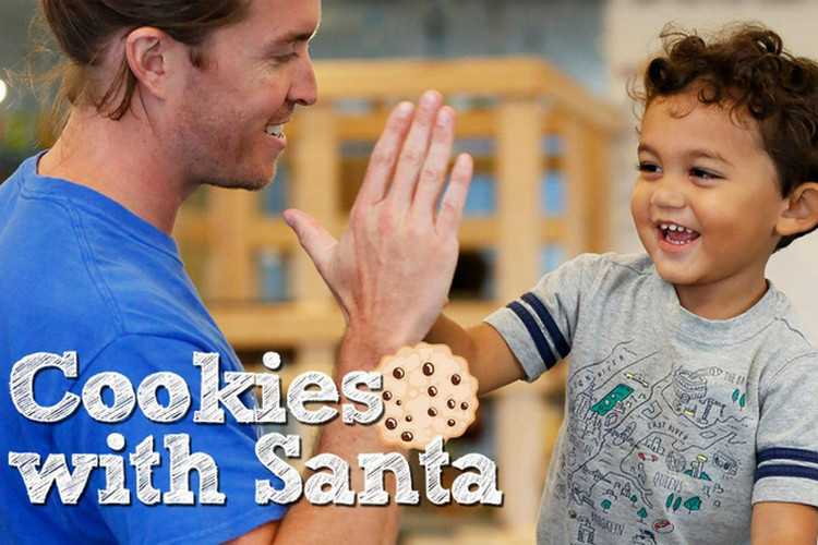 Cookies with Santa in My Gym!