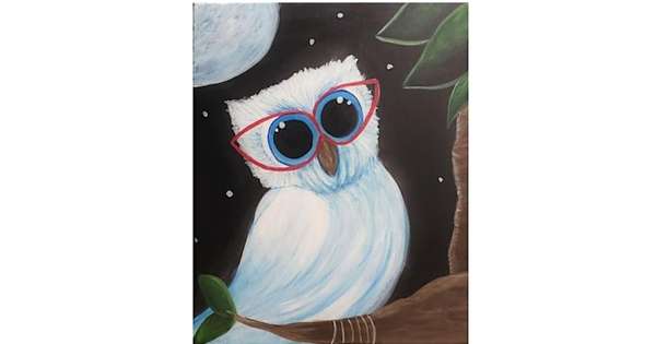 It is Wise to join us for this “Whoo Me” paint and sip painting event.
