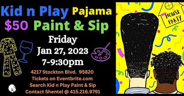 Kid n Play Pajama Paint & Sip