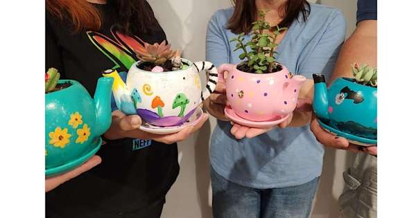 Paint and Plant at Jackrabbit Brewing with Creatively Carrie! (1)