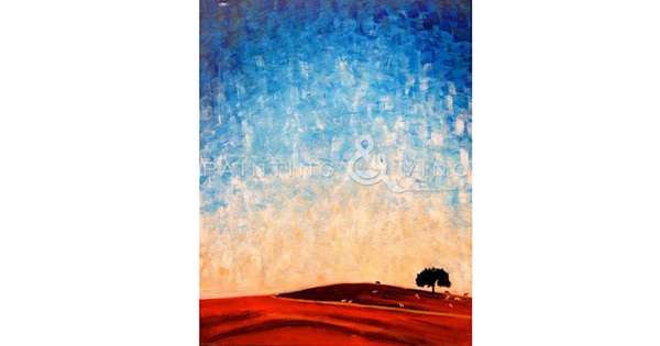 Paint and sip this fun Pasture Painting at Cool River Pizza.
