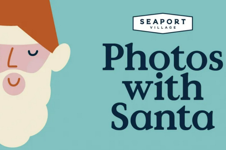 Photo and breakfast with Santa in San Diego - Photos with Santa 2022 - At Seaport Village