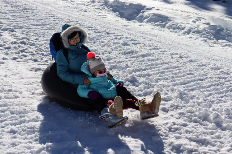 Best snow tubing for kids near Los Angeles - Alpine Slide at Magic Mountain