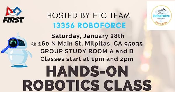 FREE hands-on robotics class for kids...plus robot demo