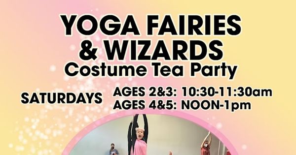 Yoga Fairy & Wizard Costume Tea Party Ages 4 & 5