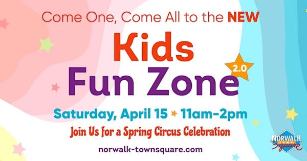 April Norwalk Town Square Kids Fun Zone