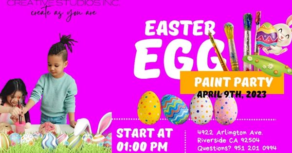 Easter Paint Party for kids