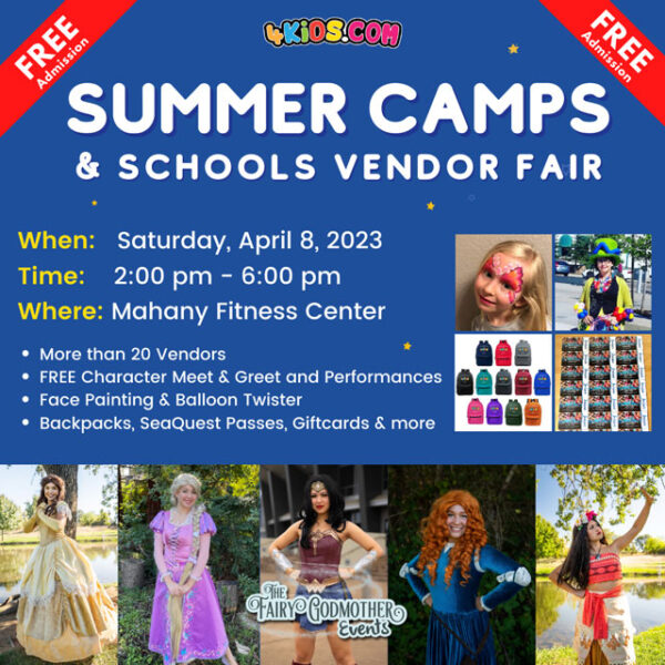 Roseville Summer Camps & Schools Vendor Fair Events for Kids near me