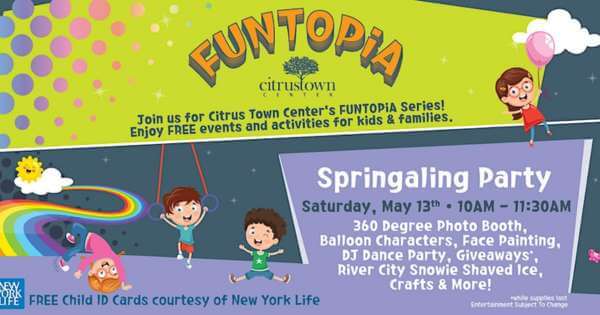 FUNTOPiA Springaling Party - Events for Kids near me | 4kids.com