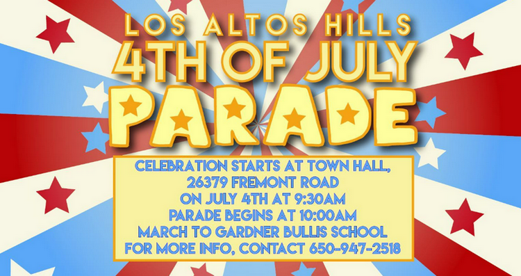 Independence Day celebration in San Jose - Los Altos Hills 4th of July Parade