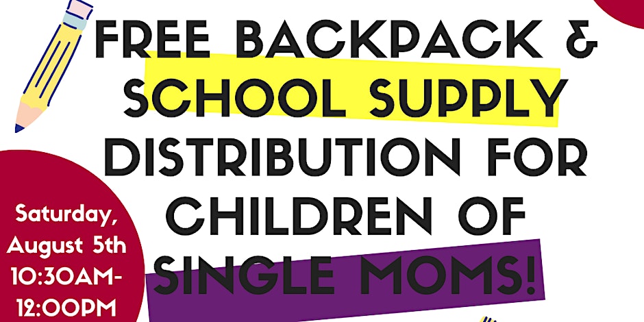 Single Mom Strong's Backpack