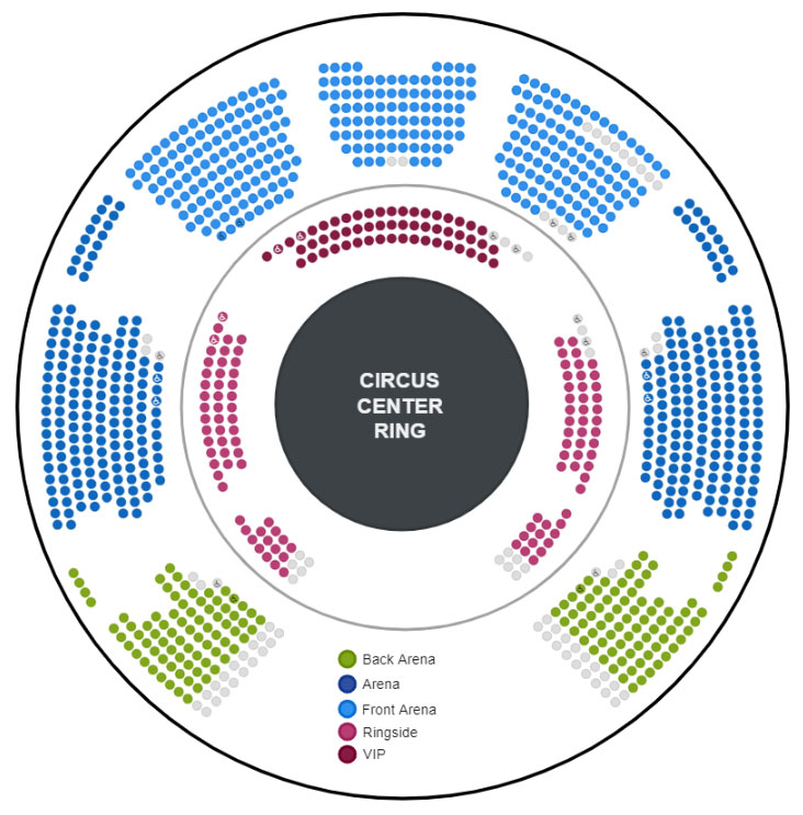 Circus Vargas Seating Chart