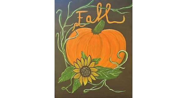 Fall Pumpkin Paint