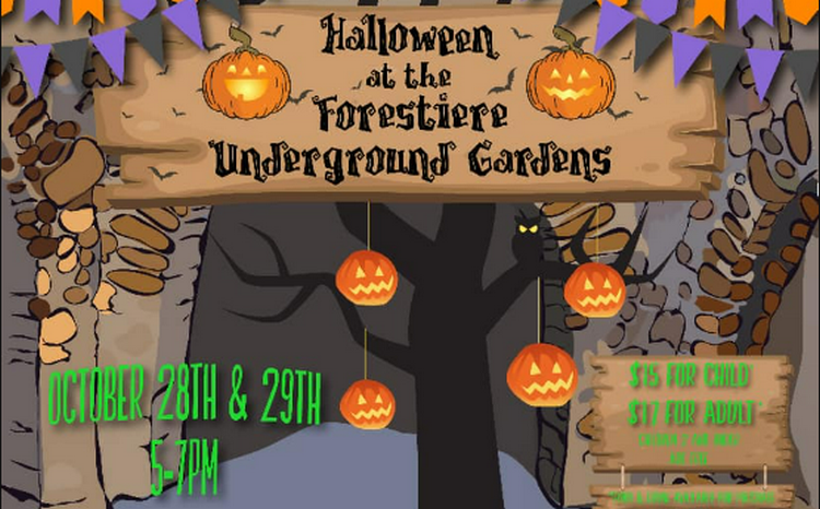 Halloween at Forestiere Underground Gardens