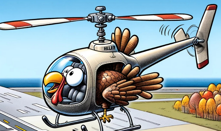 Things to do on Thanksgiving in San Jose - Helicopter Turkey Toss & Turkey Hunt