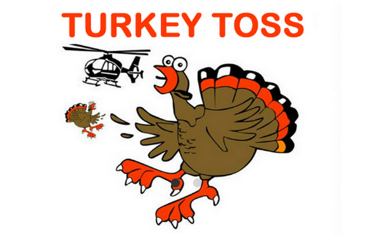 Helicopter Turkey Toss & Turkey Hunt