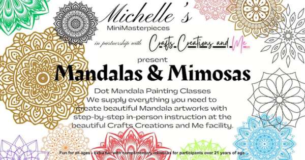 Mandalas & Mimosas Painting