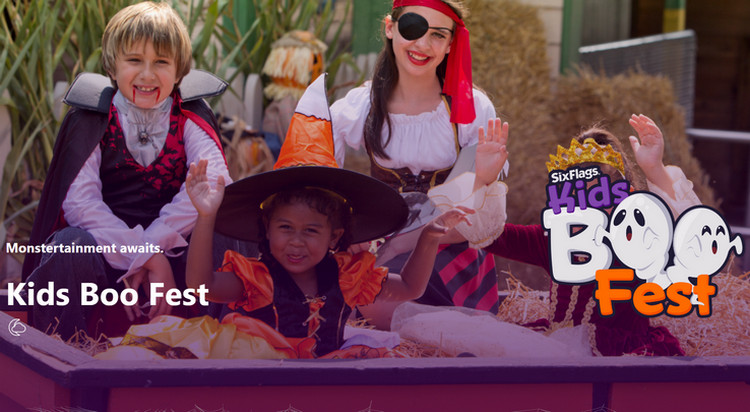 Halloween events in San Francisco - Six Flags Kids Boo Fest