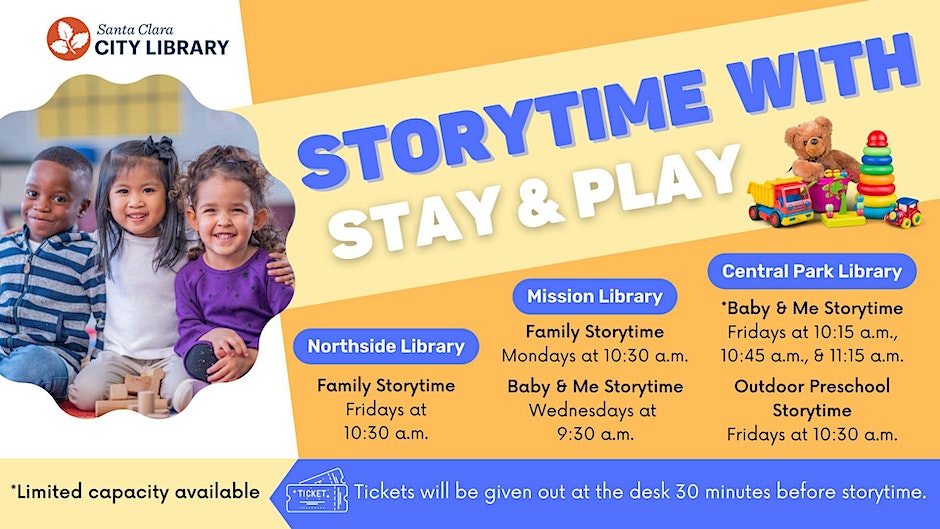 Storytime with Stay & Play - Events for Kids near me | 4kids.com