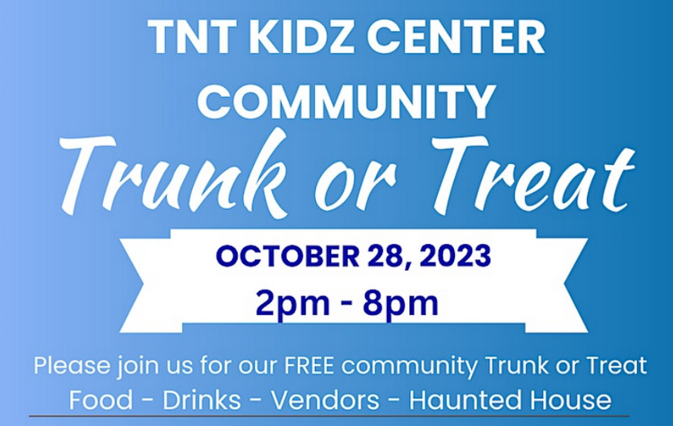 
Celebrate Halloween with trick or treating in Sacramento - TNT Kidz Center Trunk or Treat