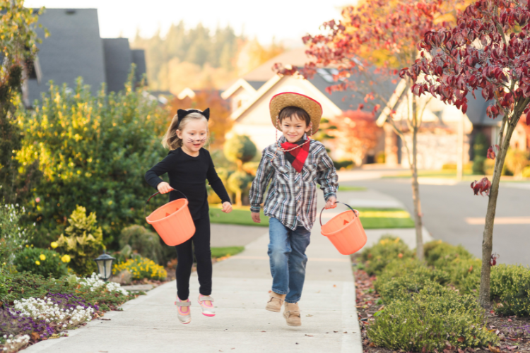 Trick or treat event in San Diego