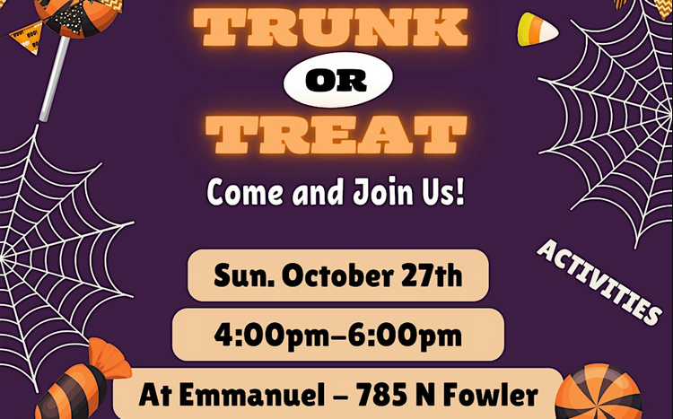 Trunk or Treat at Emmanuel - Clovis