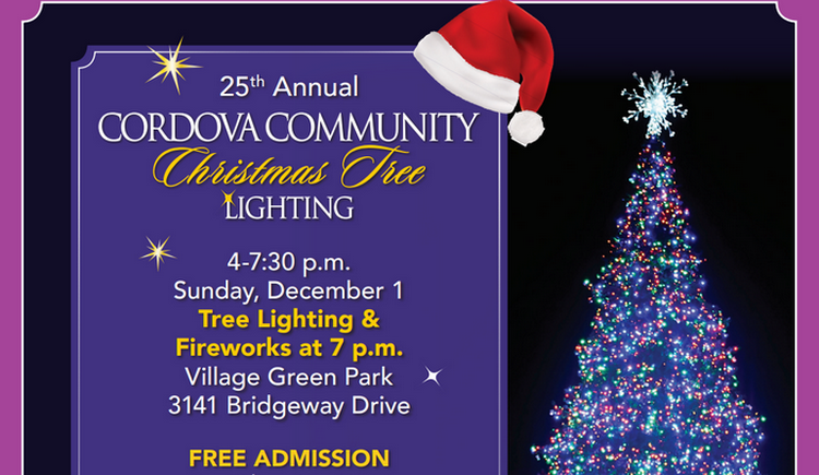 Holiday lights and events in Sacramento - Cordova Community Christmas Tree Lighting