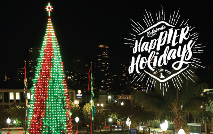 Holiday and Christmas Lights in San Francisco - Happier Holidays at Pier 39