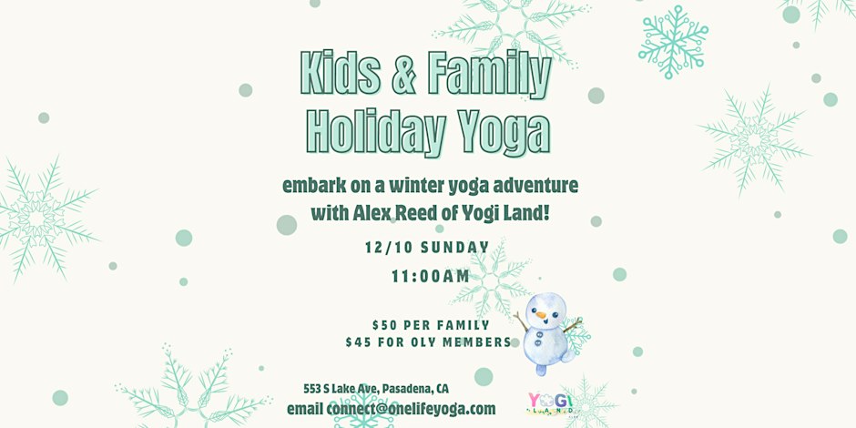 Kids & Family Holiday Yoga