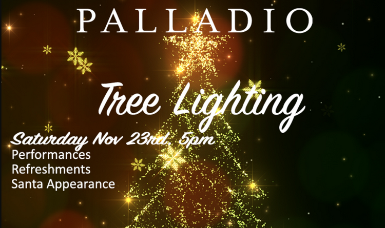 Christmas Lights in Sacramento - Palladio Tree Lighting