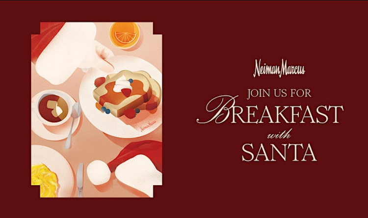 Breakfast and photo with Santa - San Francisco Neiman Marcus