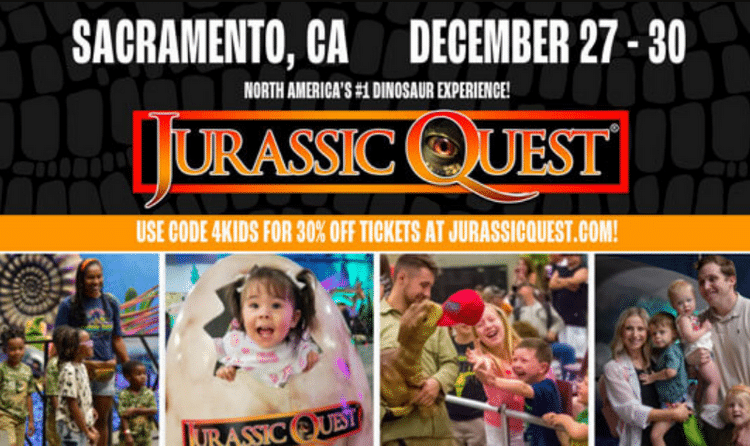 Winter season in Sacramento - Jurassic Quest Sacramento