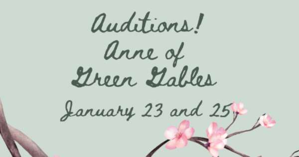 Auditions: Anne of Green Gables