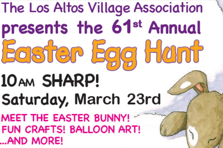 61st Downtown Los Altos Easter Egg Hunt