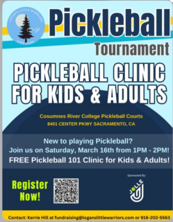 Pickleball Clinic For Kids & Adults