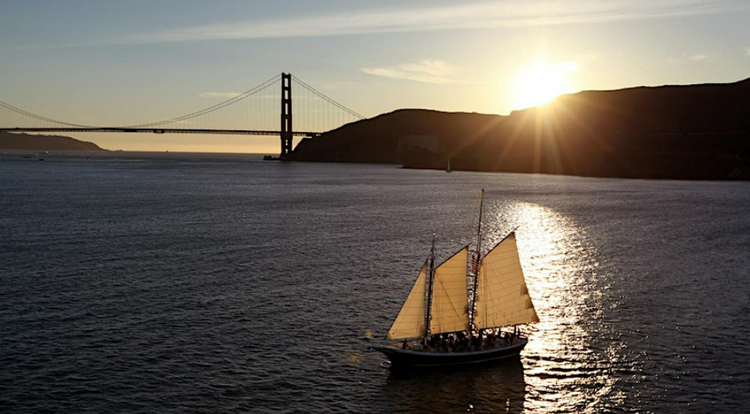 Father's Day Weekend 2024 -Saturday Sunset Sail on San Francisco Bay