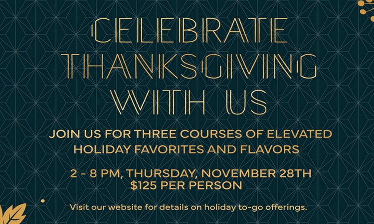 Thanksgiving Day event in Los Angeles with kids - Thanksgiving at Bourbon Steak